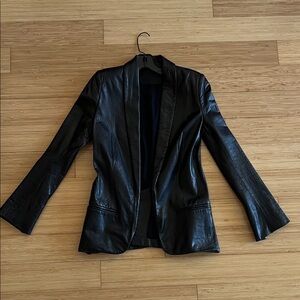Women's ALC Black Leather Jacket